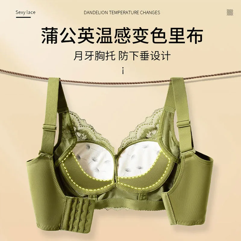 Intimo pettorale piccolo reggiseno Anti-cedimento raccolto da donna reggiseno morbido e confortevole senza ferretto reggiseno in pizzo traspirante