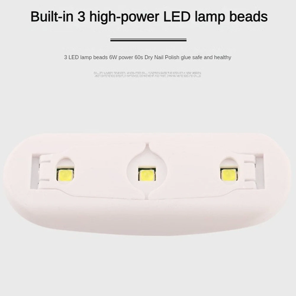 مجفف أظافر صغير مع مصباح LED بالأشعة تحت البنفسجية ، مصباح قابل للطي ، مصباح ، أدوات العناية بالأظافر المحمولة ، أدوات الأظافر ، 1: 1: 3: العلاج ، 5: