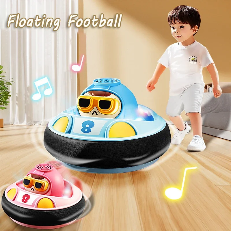 Elektrischer Fußball mit schwebendem Gefühl für Kinder, mit LED-Leuchten, Musik, USB wiederaufladbar, Indoor-Sportspielzeug, Geburtstagsgeschenk für Jungen und Mädchen