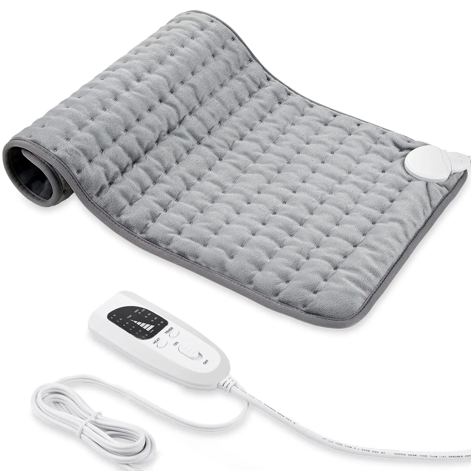 76*40cm High Quality Ultra Soft Large Electric Heating pad for Muscle Cramps Heated Pad with 6 Adjustable Temperature Auto Off