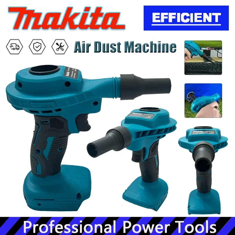 

Makita Efficient Rechargeable Vacuum Clean 2 IN 1 Cordless Air Dust Machine Inflator Computer Cleaning Power Tool 18VBattery