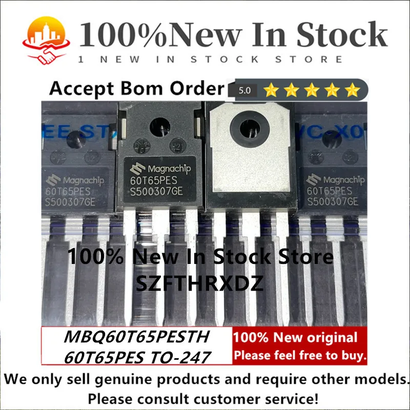 100% NEW ORIGINAL MBQ60T65PES TO-247 60T65PES TO247 MBQ60T65PESTH IGBT transistor 60A 650V