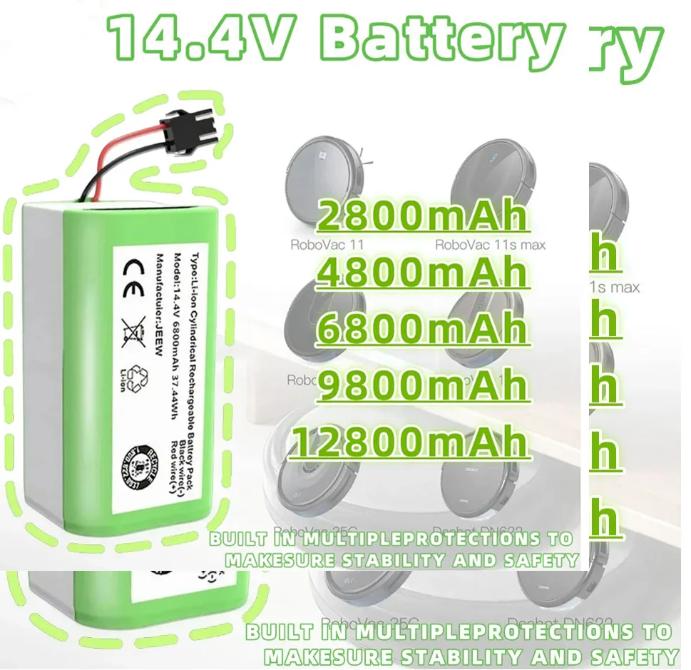 14.4V 6800Mah 4S1P … - image