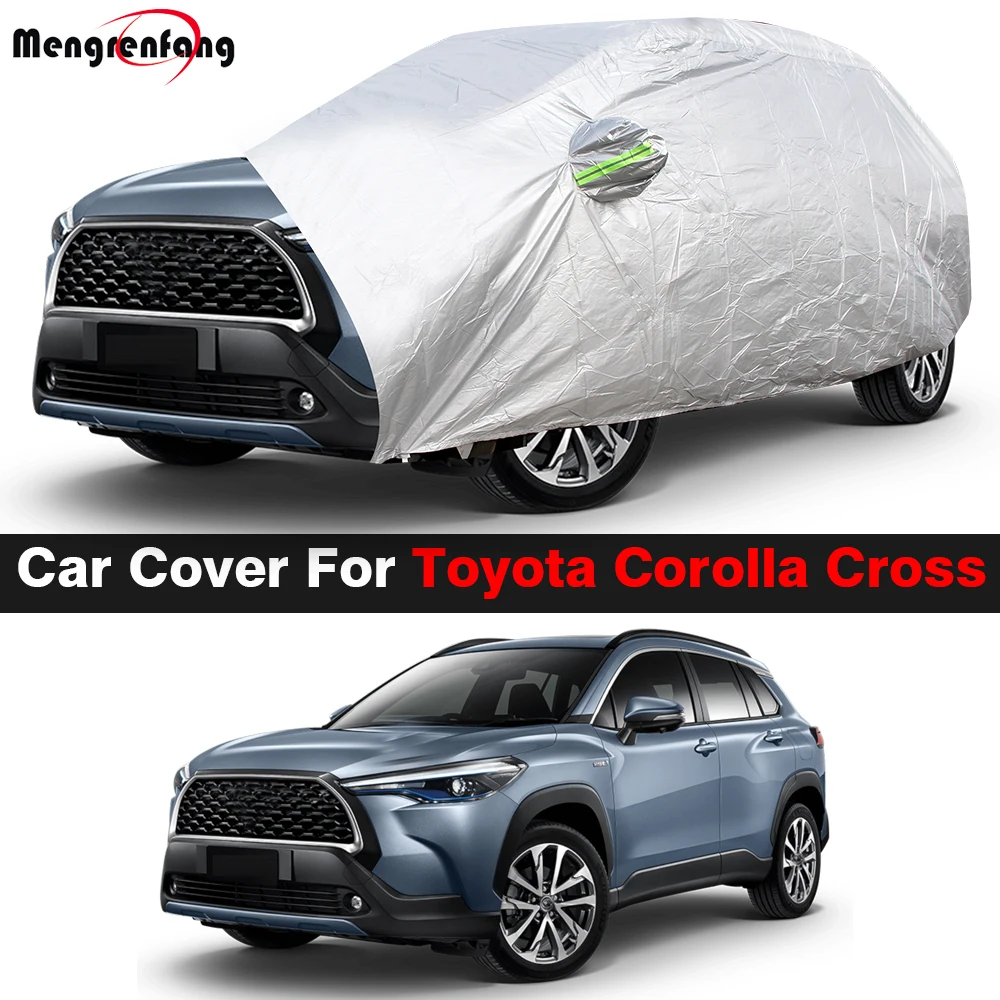 

Full Car Cover Outdoor Indoor Sun Shade Rain Snow Dust Protection Cover For Toyota Corolla Cross 2020-2025