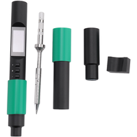 1Set PTS200 V2 PD 100W Electric Solder Iron Portable Black Support PD3.0 Firmware Upgrade , B2 Tip-B51B