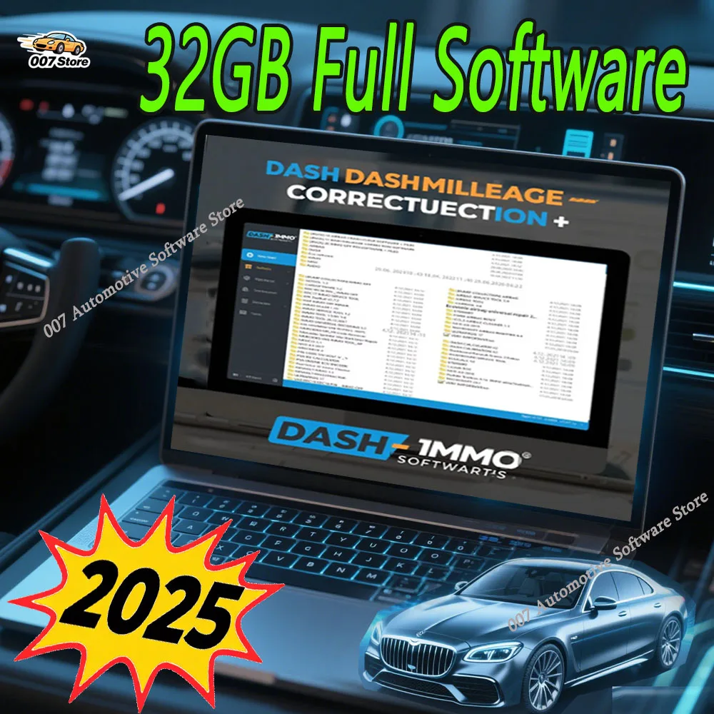 

32GB Full Software Car Diagnostic Tools Mileage Correction Airbag Crash Clear IMMO off Dash for Vehicle Repair And Maintenance