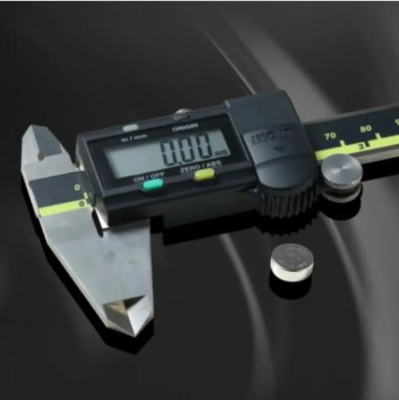 Mitutoyo-LCD Compasso Eletrônico Digital Vernier, Ferramenta de Medição, 6 \