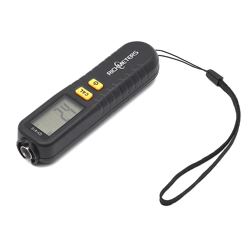 Gy910 Digitale Coating Diktemeter 1 Micron/0-1300 Auto Verf Film Dikte Tester Meter Meten Fe/Nfe Russische Handleiding