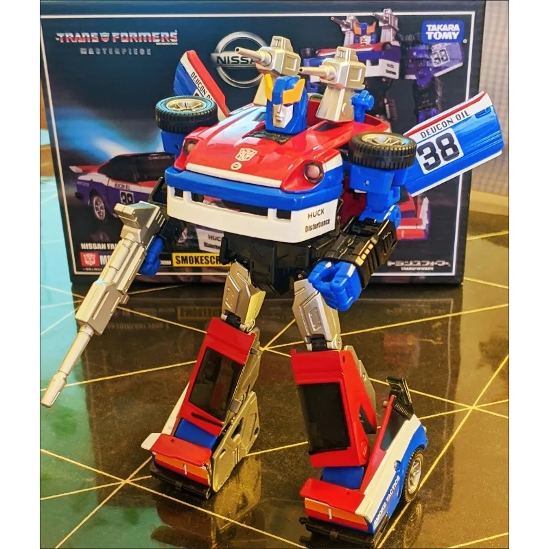 재고 있음 변환 마스터피스 KO MP19 MP-19 Smokescreen G1 시리즈 버전 애니메이션 액션 피규어 모델 장난감 컬렉션 선물