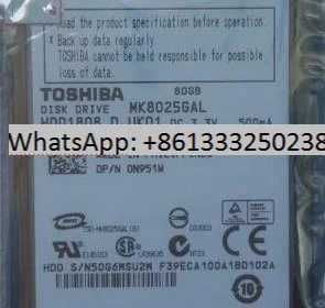 

1.8" HDD CE/ZIF 80GB MK8025GAL 80GB A1237