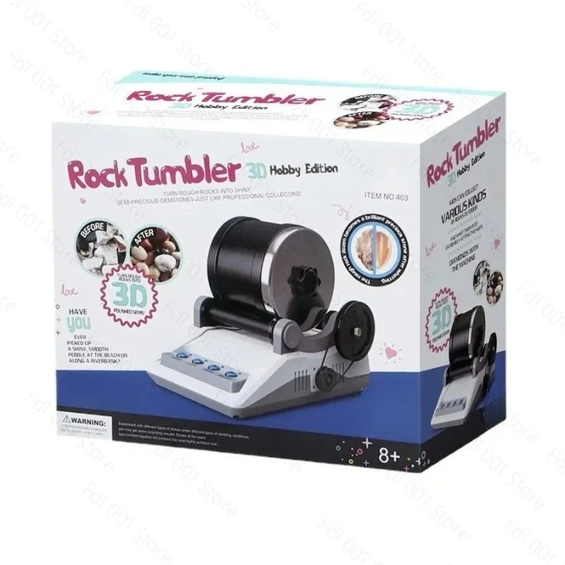 Electric Gemstone Polisher STEM Toy DIY Stone Grinder for Kids Science Experiment