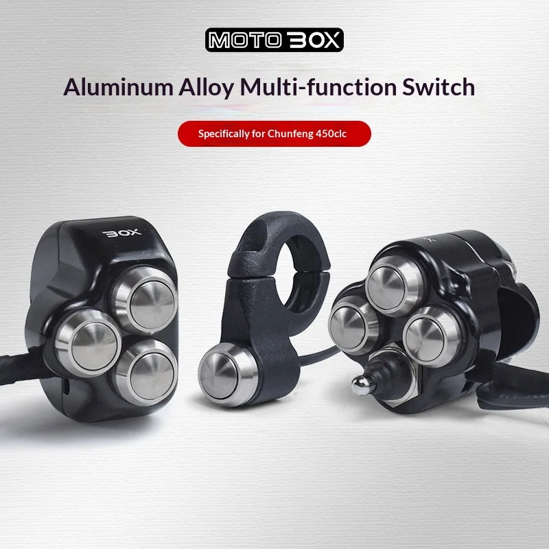 【Premium】For CFMOTO 450CLC retro simple switch assembly motorcycle electric bike handlebar button