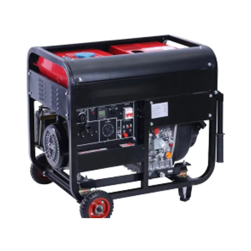 YHS Open-Frame-Dieselgenerator mit 60Hz/50Hz Frequenz 3kW/5kW/6kW/8kW/10kW 110/220/230V/380V Optional mit Armlehne und Rädern