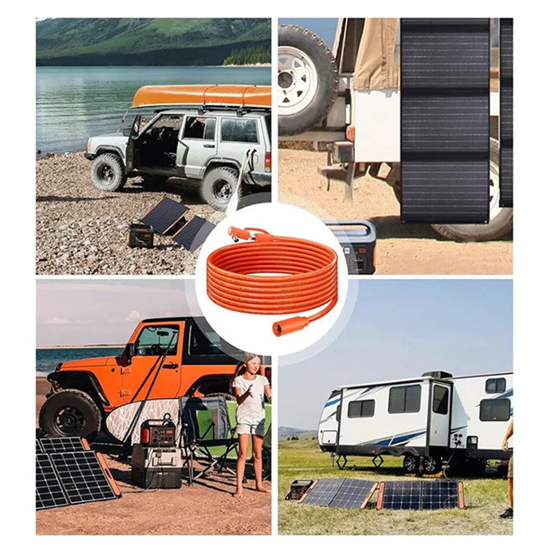 AB25-12AWG สายสําหรับเครื่องกําเนิดไฟฟ้าพลังงานแสงอาทิตย์ 8 มม.หญิงชาย DC7909 แผงพลังงานแสงอาทิตย์สาย DC8020 สําหรับ Jackery/GZ/Yet 5M