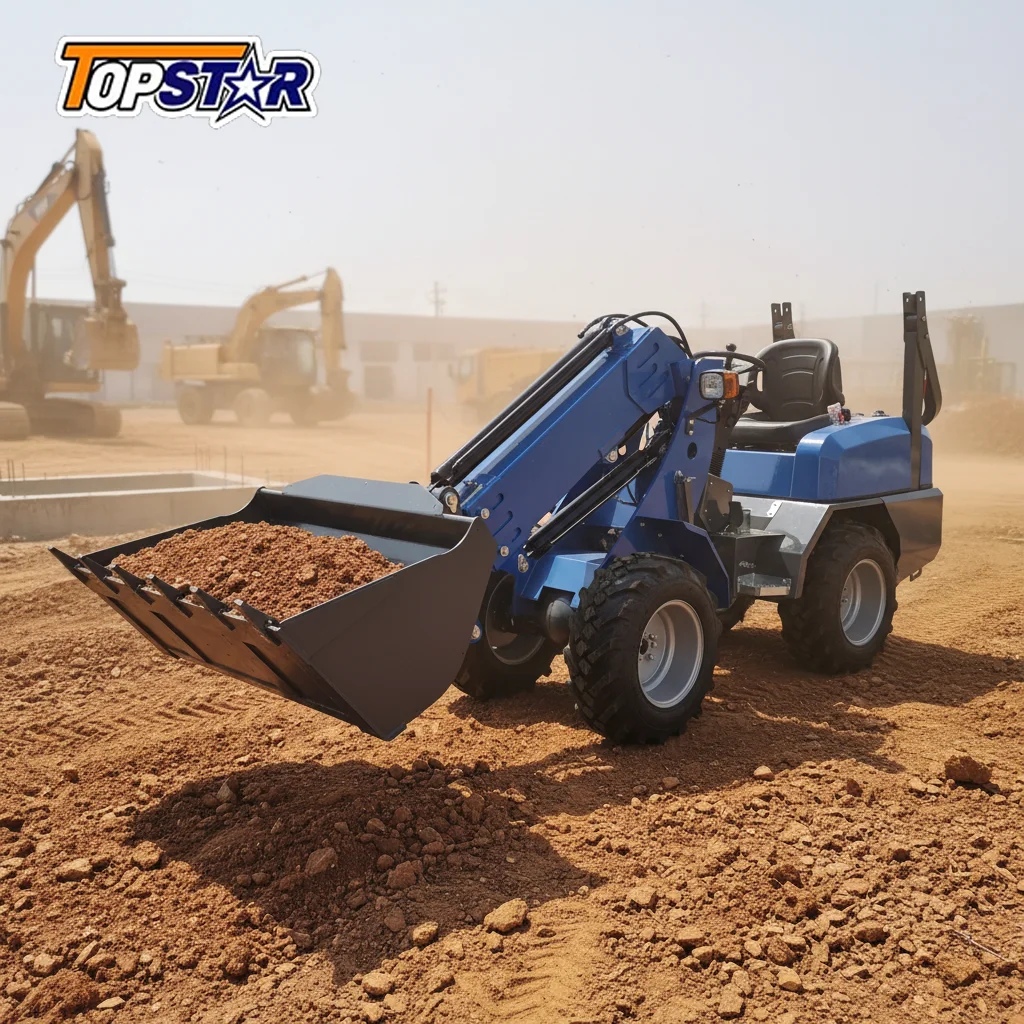 

Wheel Loader 1 Ton EURO 5 Lightweight Loader Farm Use Fast Delivery Factory Direct Hot Sale