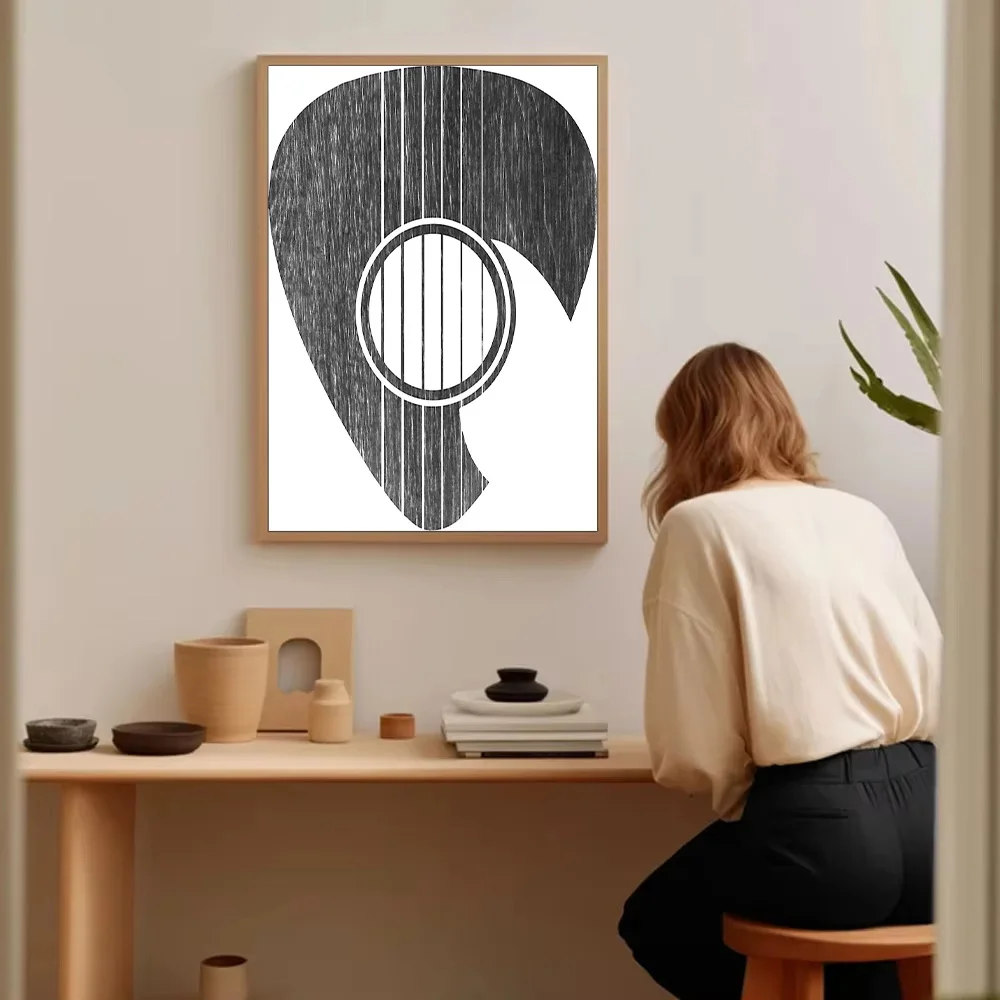 قماش جدار الفن مجردة خط الملمس الحديثة الحد الأدنى هندسية اللوحة ديكور المنزل غرفة المعيشة غرفة نوم العمل الفني #5