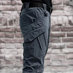 Tactical City Cargo Pants Men's Outdoor Waterproof Combat Military Trousers Work Joggers Hiking Camping Climbing Elastic 5XL