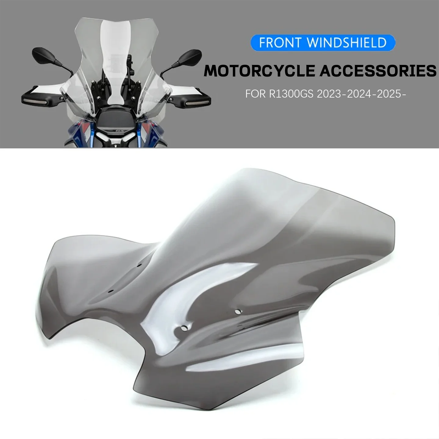 

Для BMW R1300GS расширенное ветровое стекло GS1300 лобовое стекло R1300 ветровой дефлектор экрана обтекатель аксессуары для мотоциклов 2023 2024 2025-