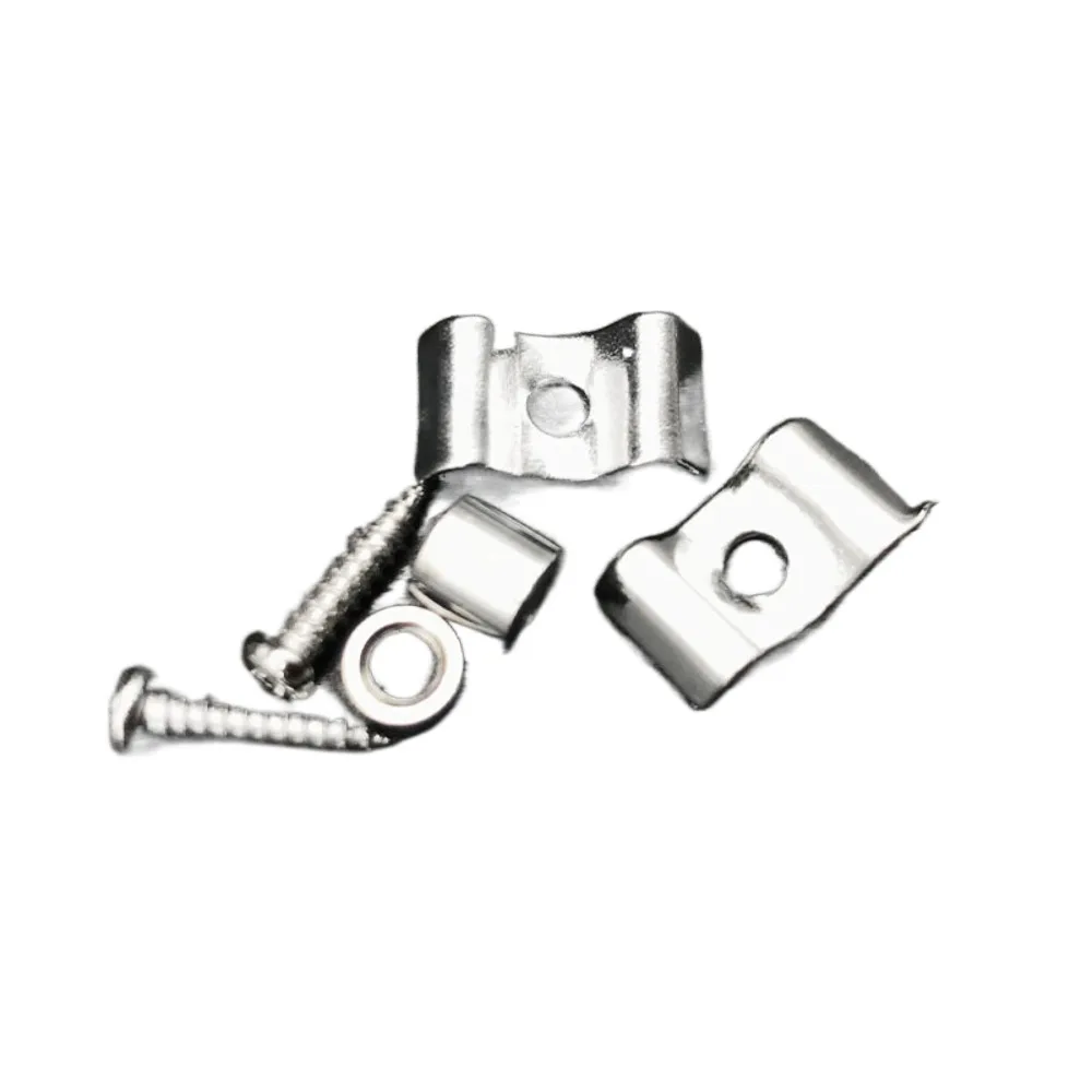 

Accessories Electric Guitar String Buck Guitar Guide with Screws String Guide Fixed Chord Silvery/Black/Gold String Buckle