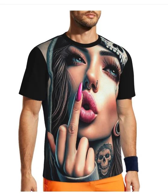 

I Laughed At The Loser 3D Printed T-shirt Print Breathable Comfortable Unisex Suitable for Daily Wear 2025 Summer T-shirt