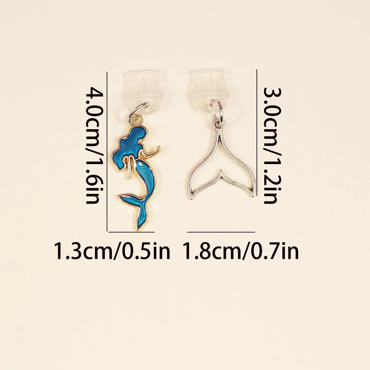 Mermaid phone dustproof plug, phone accessory pendant protection suitable for iPhone 15/suitable for Samsung/suitable for Type