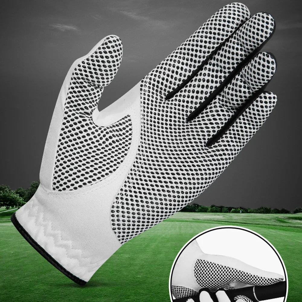 

PGM ST017 Left Right Golf Glove Men'S Microfiber Breathable Swing Training Gloves Soft Comfortable Non-Slip Particles남성 골프웨어