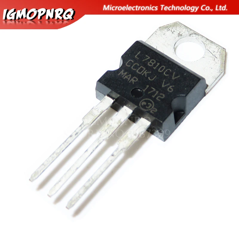 10pcs L7810CV L7810 KA7810 MC7810 Voltage Regulators POSIVE VOLTAGE REGULATORS TO-220 new original