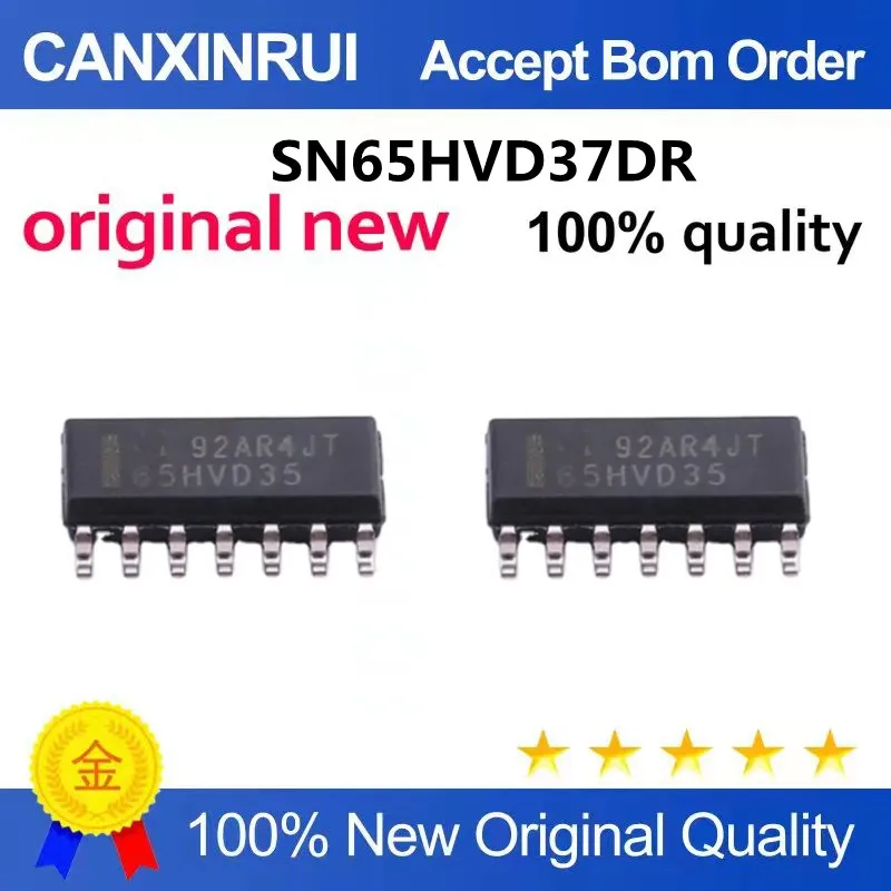 

SN65HVD37DR Silk Screen HVD37 Driver Receiving IC Chip Creiver SOP-14 Quality Assurance