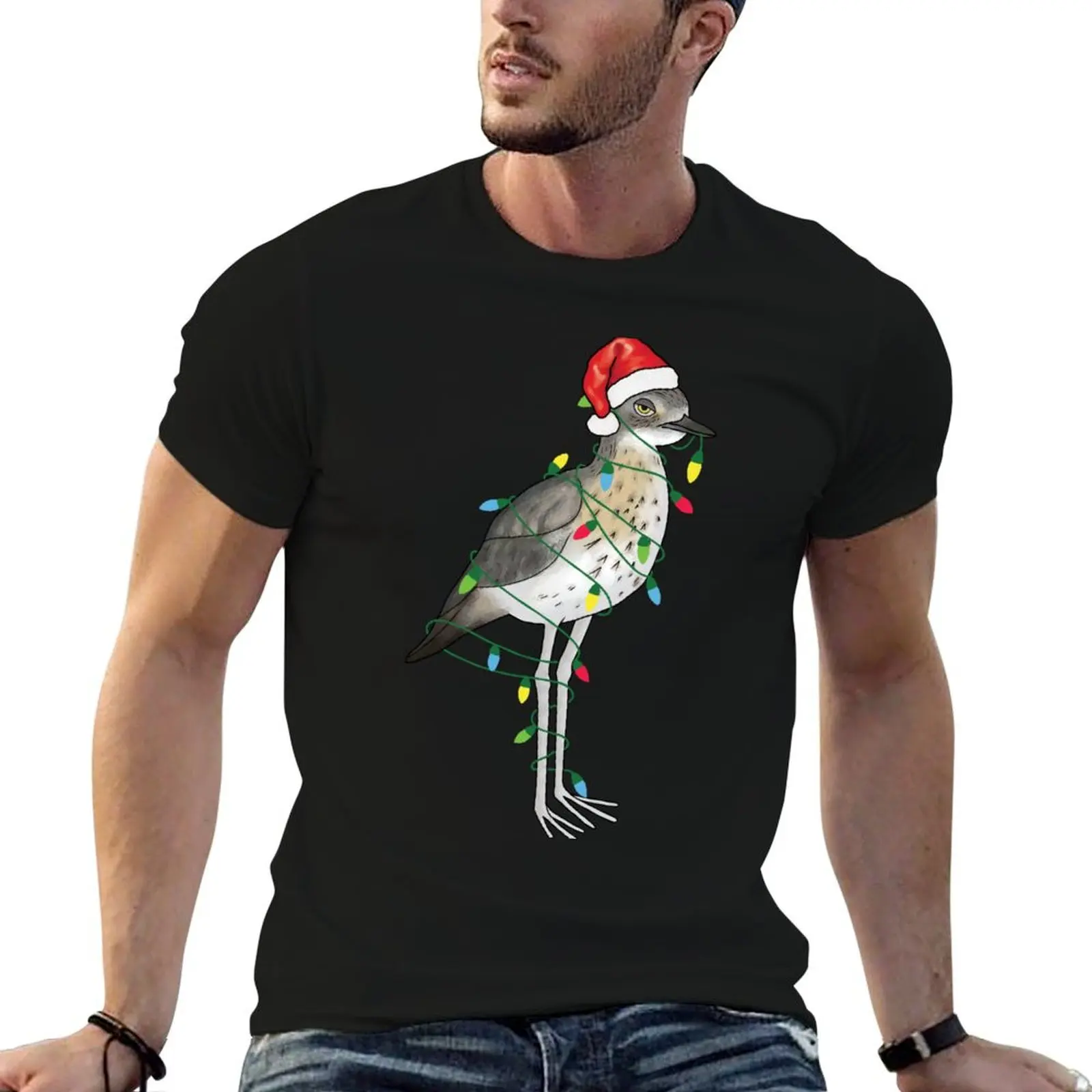 Extra Festive Bush Stone Curlew T-Shirt t shirts for man cotton man t shirt summer t shirts for man cotton soft T-shirt