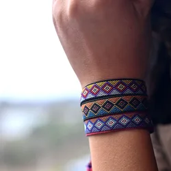 3Pcs/Set Bohemian Weave Fringe Bracelet, Colorful Handwoven Tassel Anklet, Ethnic Chic Jewelry for Women, Accessory Gift