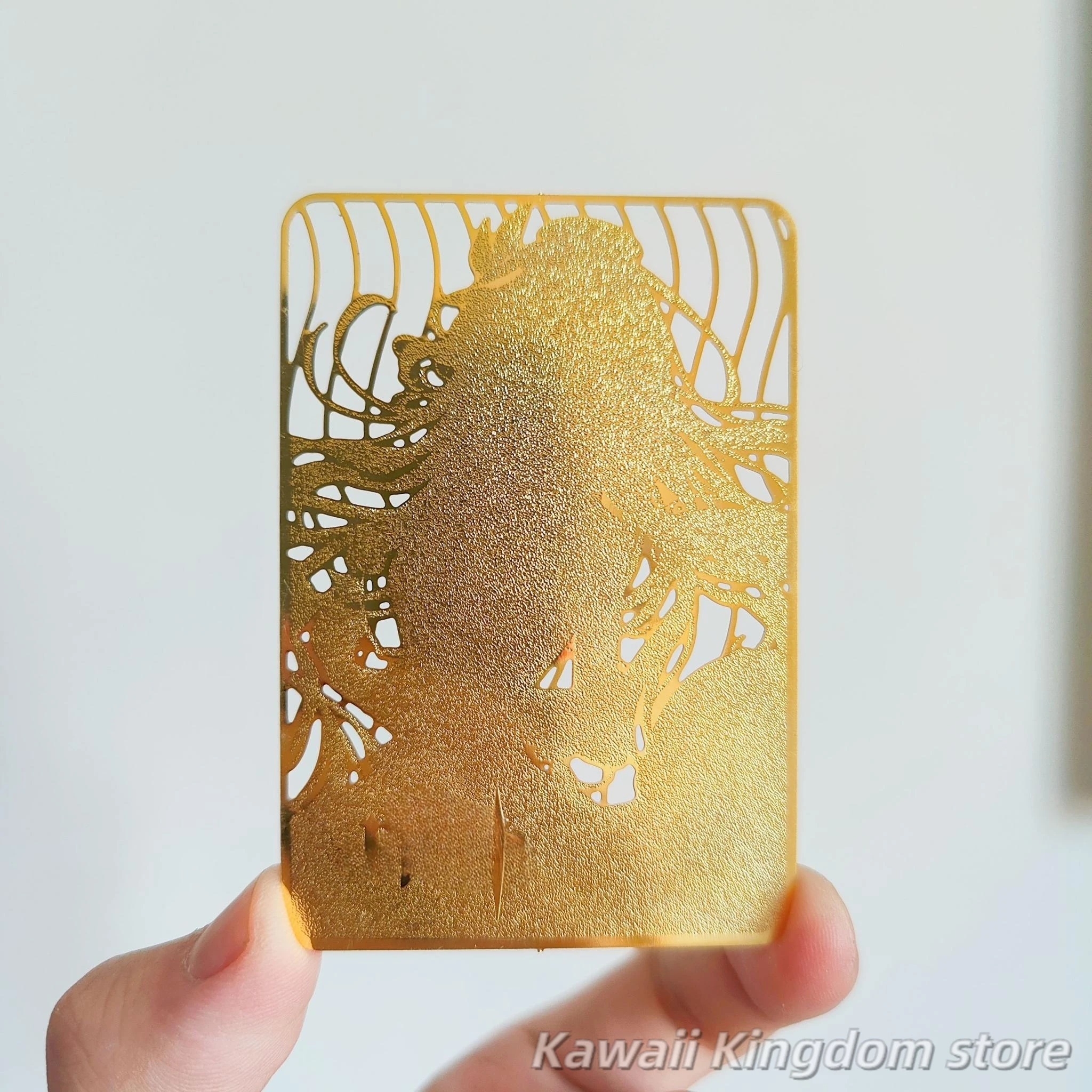 Genshin Impact Nahida Metal Collection Card Metal Bookmarks for Anime Fans Gift for Students and Cosplayers Birthday Gift