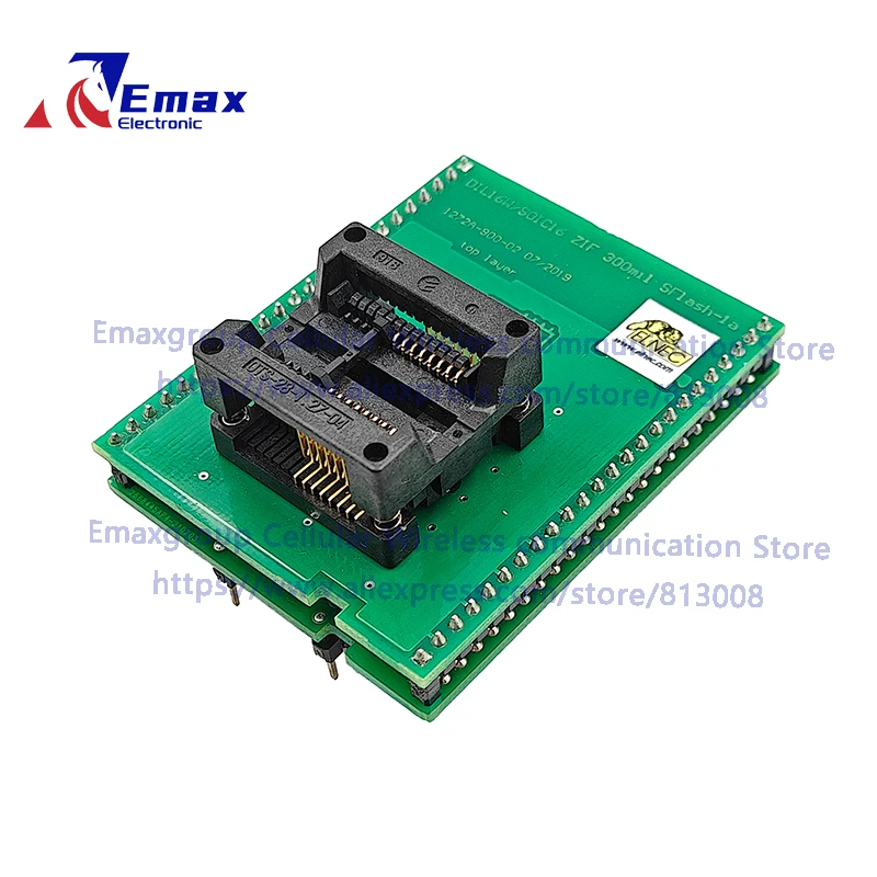 ELNEC DIL16W/SOIC16 ZIF 300mil SFlash-1a (الطلب. لا. 70-1272A) مقعد اختبار IC مقعد اختبار مقبس اختبار مقعد البرمجة