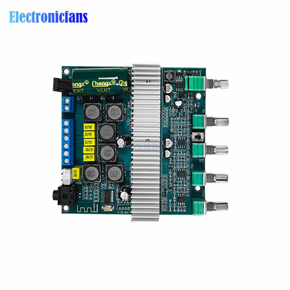 TPA3116 Bluetooth 5.0 2.1 Subwoofer o dużej mocy wzmacniacz cyfrowy płyta DC12-24V gotowa płyta 250W + 50W + 100W