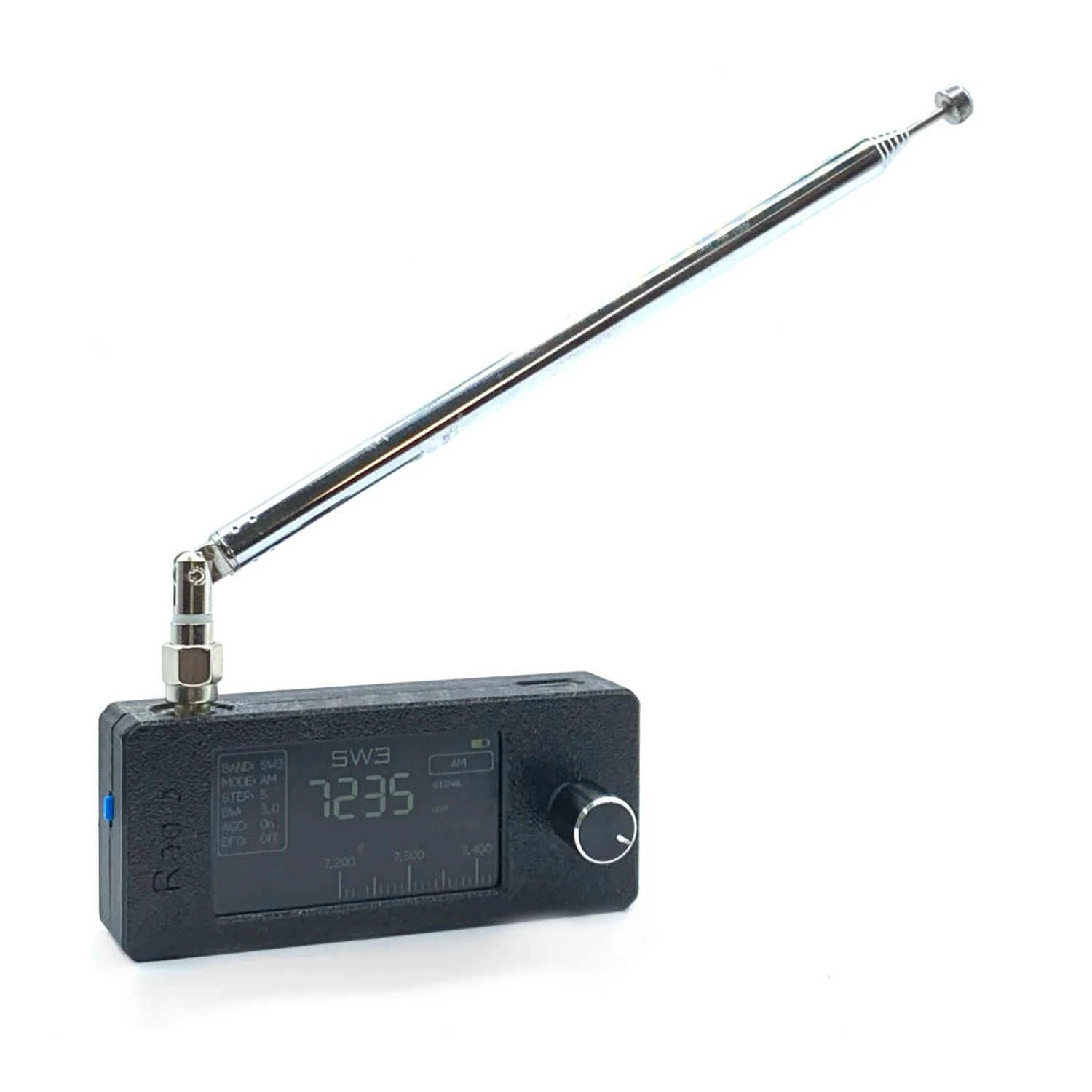 SI4732 Radio Volledige bandradio 0,5-108 mhz Hoge gevoeligheid Volledige band AM FM LSB USB-radio met antenne 1,9-inch IPS-kleurenscherm