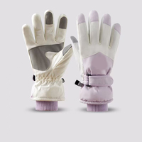 New Winter Windproof Waterproof Touch Screen Warm Gloves for Men and Women with Fleece and Thickened Outdoor Cycling Gloves