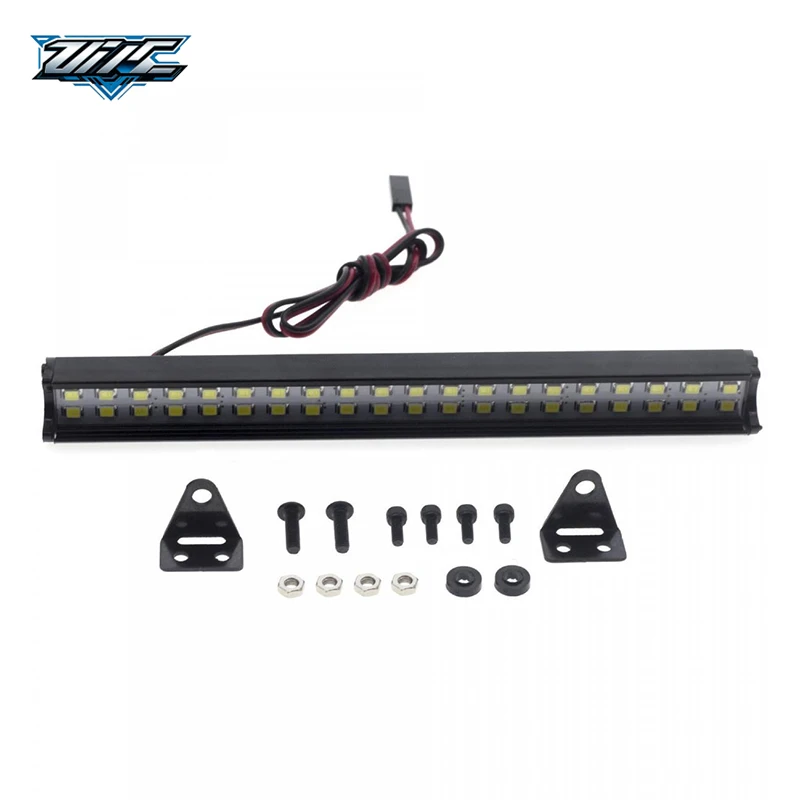 Bright LED Roof Light Bar, 54‑149.5mm Adjustable Spotlight For 1/10 Traxxas TRX4 TRX6 G63 Axial SCX10 D90 RGT Upgrade Parts