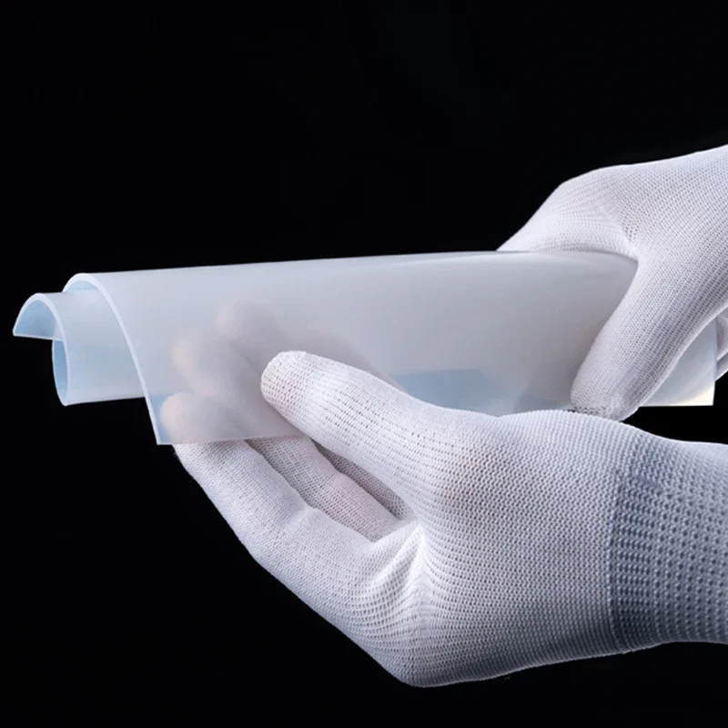 1PCS Silicone Rubber Square Plate 500x500MM White Silicone Gasket Resistant To High Temperature 100% Pure Silicone Rubber Gasket