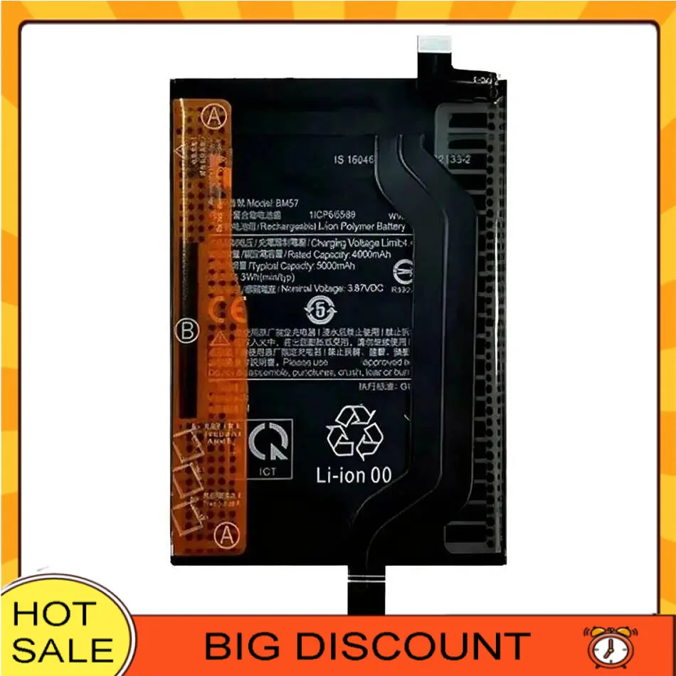 

BM57 4250Mah For Xiaomi Redmi Note 10 Pro 10Pro Reliable Power Supply Long-Lasting Performance Mobile Phone Battery
