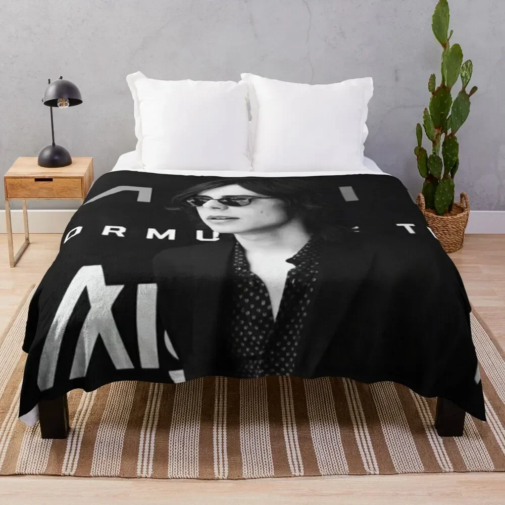 

Aidan Gallagher Black and White Throw Blanket Hairy Fashion Sofas Cute Plaid Baby Blankets