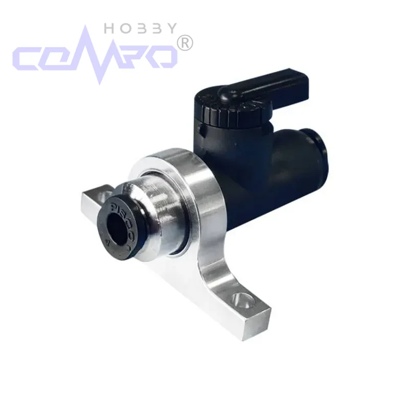 1PC Aluminum PISCO BVU4-4 Ball Globe Valves Mount Holder Bracket Seat For RC Turbine Turbo-jet Engine Airplane