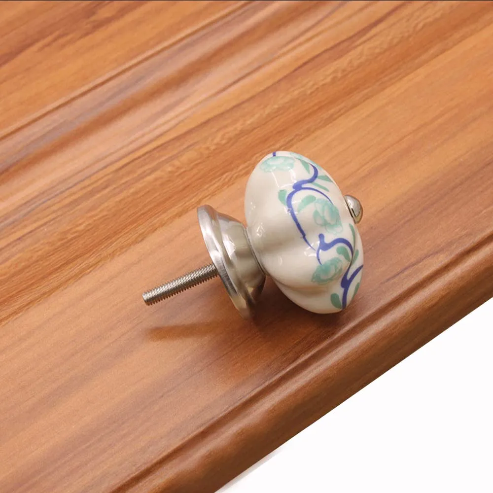 Vintage Creative Dresser Furniture Hardware Cabinet Wardrobe Pumpkin Shape Door Knobs Pull handles Cabinet Knob Drawer Handles