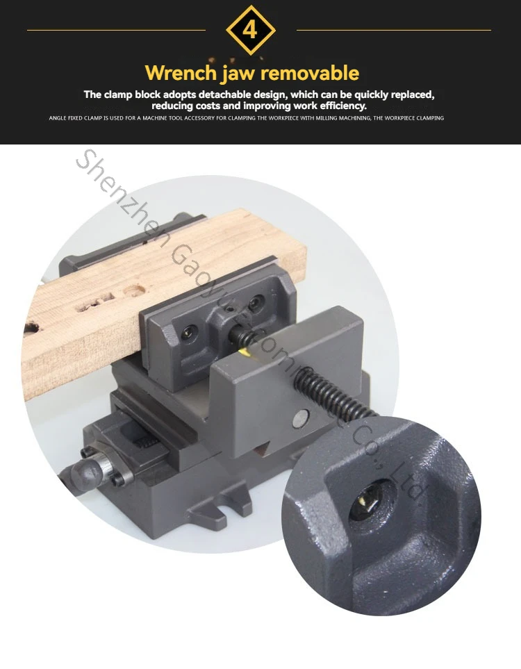 5inch Heavy Duty Precision Cross Flat Pliers Vise, Drilling Machine Variable Milling Machine Bidirectional Mobile Vise Workbench