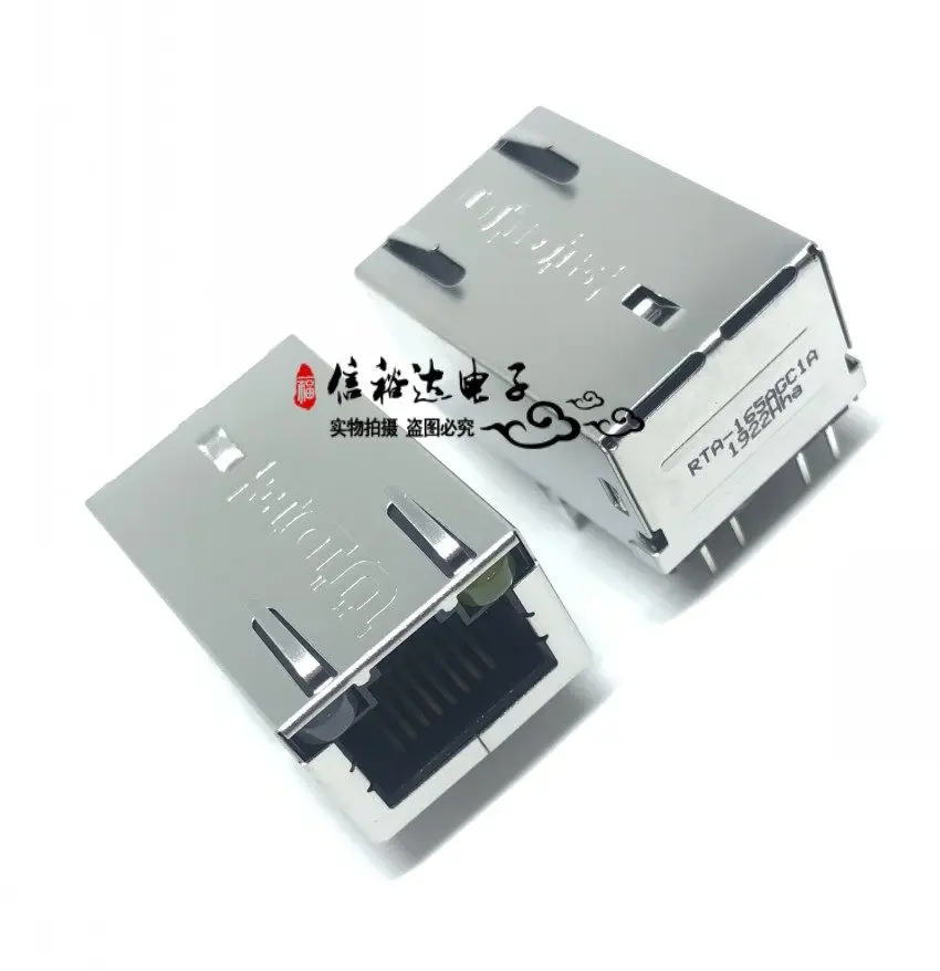 5PCS/Original RTA-165AGC1A Motherboard Network Port RJ45 Jack 10P8C Female Connector