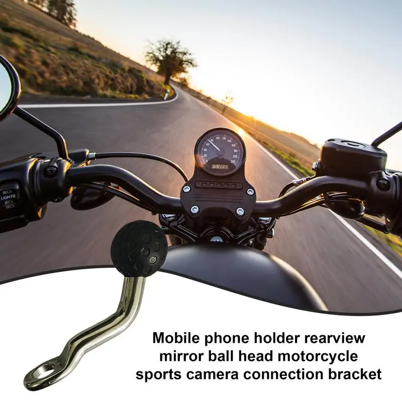 Cycling Handlebar Clamp Base Motorbike Handlebar Ball Clamp Mount Base Shock-Absorbing Tool Heavy Duty Alloy Support For