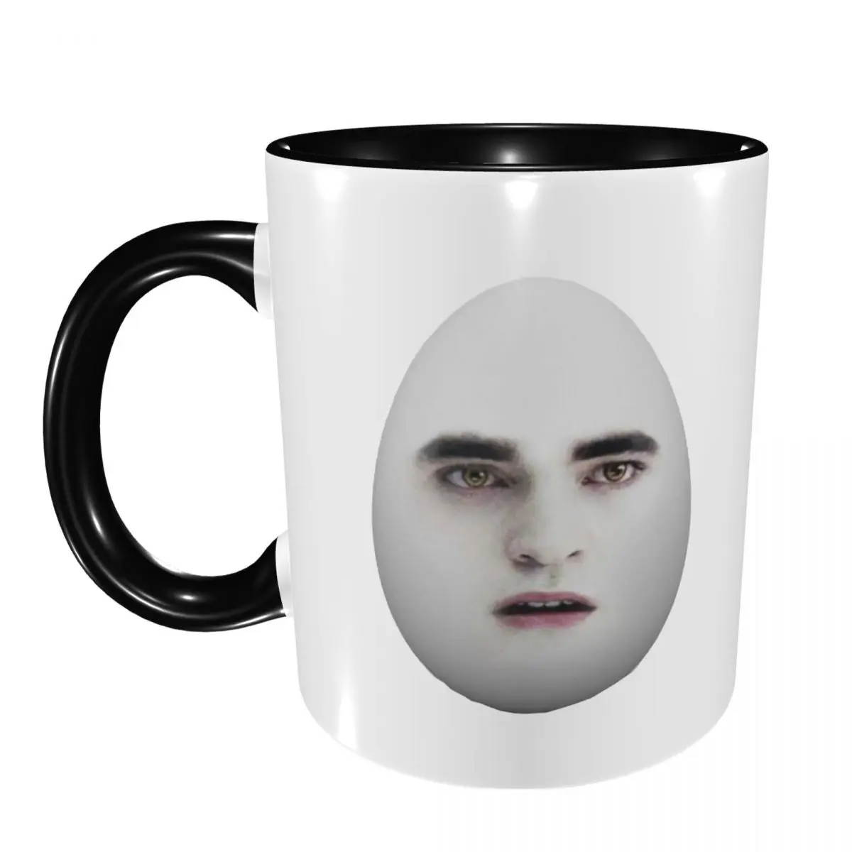 Eggward Funny Edward Cullen Mug Funny Ceramic Coffee Cups Tea Mugs Milk Cup Drinkware Gift for Friends