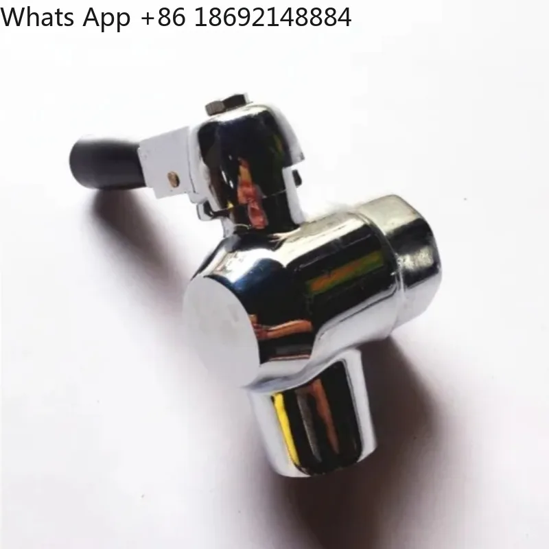 4 Points Fryer Drain Water Valve 6 Points Oil Drain Valve 1 Inch Electric Fryer Drain Valve Faucet Switch for Western Kitchen