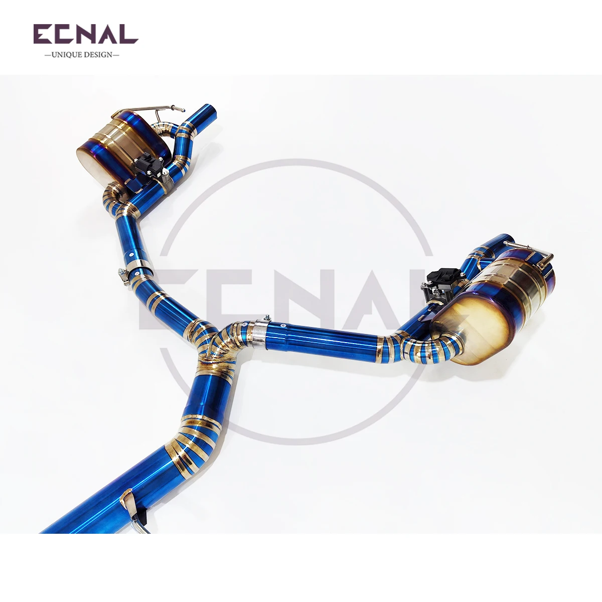 Выхлопная система Ecnal для 2019+Benz CLS53 3.0T, высокопроизводительная выхлопная труба, титановый клапан, выхлопная система