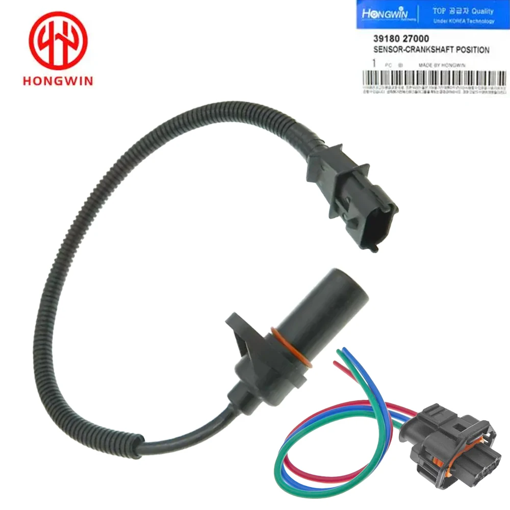 Sensor de posição do virabrequim para HHyundai Santa FE Trajet Kia Sportage 39180-27000/ 39180 27000/ 3918027000