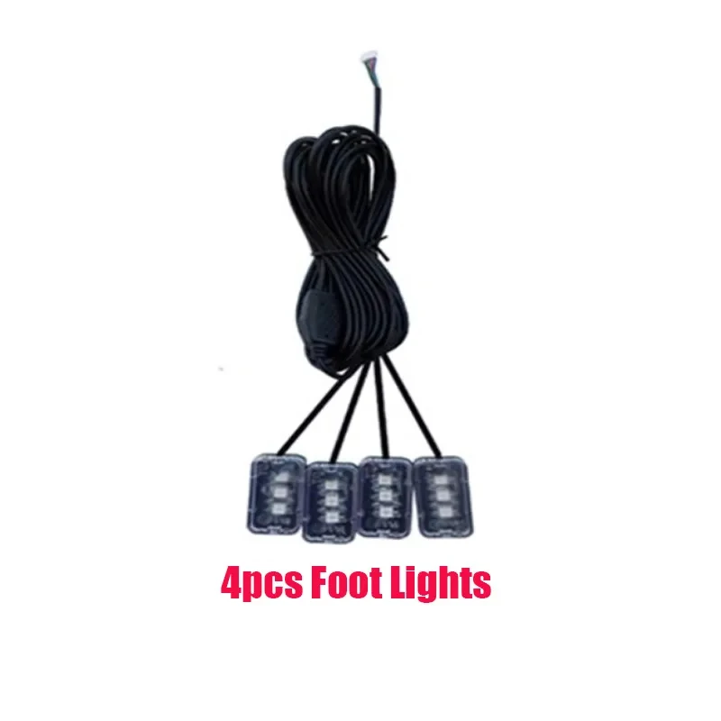 18/22 in 1 Ambient Symphony Light Parts Dual Zone Main/sub Controller Verlengsnoer 35/75/110cm Lichtstrips Volledige kleuren onderdelen