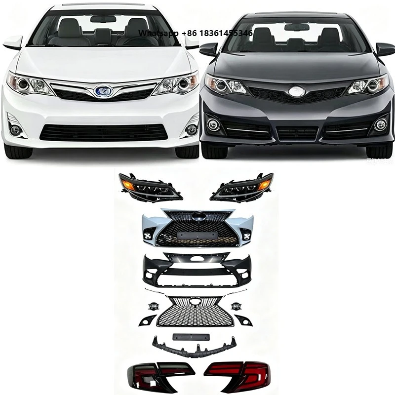 For US Spec  Camry 2012-2014 Upgrade to  Style Facelift Body Kit Bumper Conversion